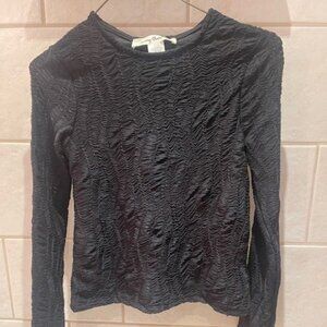 Brand many Thanks Size Small Black shirt Brand New